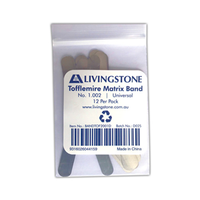 Tofflemire Matrix Bands, No. 1.002, Universal, 144/Pack Pack