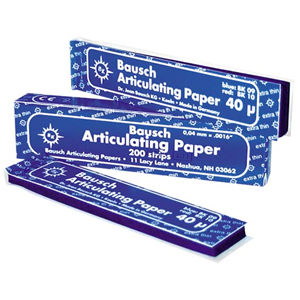 Bausch Articulating Paper with Booklet