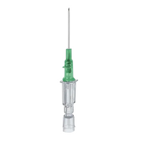 B. Braun Introcan Safety IV Catheter, 18G x 45mm or 1.75 Inches, Green, 50 Pieces/Box