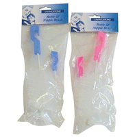 Livingstone Bottle and Nipple Brush Set, Assorted Colour, Each Each