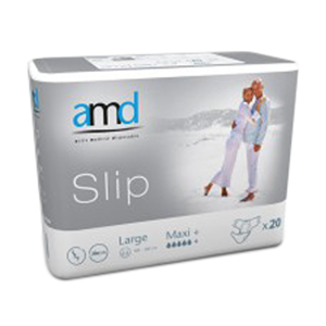 AMD Slip Adult Pad, Cotton Feel, Maxi Plus Absorbent, Large, 110-160cm, 4200ml, 20 Pieces/Bag, 4 Bags or 80/Carton Box