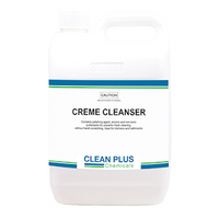 Livingstone Creme Cleanser, 5 Litre Bottle, with Polishing Agents, Anionic and Non-Ionic Surfactants, Each Each