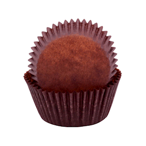 Confeta Paper Patty Pans, 850C, 120 x 27(H) mm, Brown, 5000 Pieces/Carton Carton