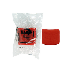 E.Z. Ban Wrap Cohesive Elastic Bandage, 5cm x 2 metres stretch to 4.5 metres, Red, Each Each