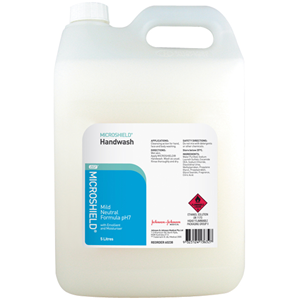 Microshield® Handwash, Mild Neutral Formula, 5,000mL, 2/Carton Carton
