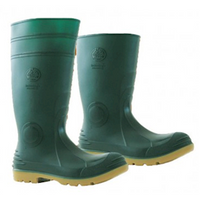 Bata Jobmaster 2 Gumboots, Size 5, 400mm, Non-Safety, PVC, Green, 1 Pair (892-73180) Pair