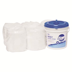 Kimtech Wettask Wipers, 30.5 x 31.8cm, White, 60 Sheets/Roll, 6 Rolls/Case Case
