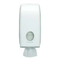 Kimberly Clark Aquarius Dispenser, ABS Recyclable Plastic , 338 x 169 x 123 mm, for 4321 and 4322, White, (Replaced 4401), Each Each