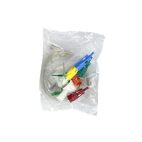 Livingstone AM-2 Venturi Oxygen Mask, with Oxygen Tube or Tubing, Adult, Each Each