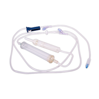 Transfusion Pump Set with Flexible Chamber, 2x Needleless Access Sites and a Non-Return Valve, 265cm, Sterile, 50/Carton Carton