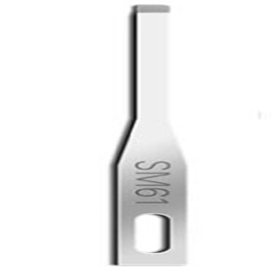 Swann Morton Fine Blade, Stainless Steel, Sterile, 25/Box (SM61) Box