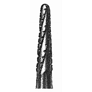 SSW 558s Tungsten Carbide Burs, Flat Fissure, ISO 194002 #12 Friction Grip, Short Shank, Cross Cut, Made in UK, Each Each