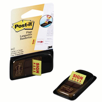 3M Labelled Post-it Flags