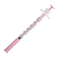 Terumo Unisharp Fixed Needle Syringe, 0.3mL, 31G x 8mm, with Pink Plunger, 100 Pieces/Box Box