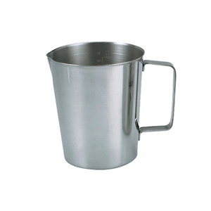 Measuring Jug with Handle, Graduated 1 Litre, Stainless Steel Each