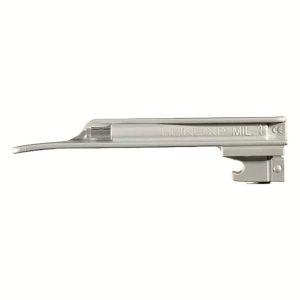 Heine Classic + Miller, WIS and Paed Fiber Optic Blades, Miller 1, Overall length: 100mm, Distal Width: 11.5mm Each