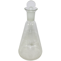 Livingstone Iodine Determination Flask, 500ml, Wide Spout, with Ground-in Stopper, Borosilicate Glass, Each Each