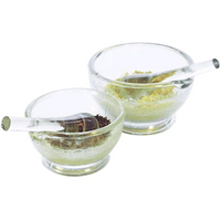 Lincon Mortar and Pestle, 60mm Diameter, Soda Lime Glass, 2/Box Box