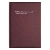 APPOINTMENT DIARIES #180A5 1 DAY/PAGE 30MIN BURGUNDY 2007 Each