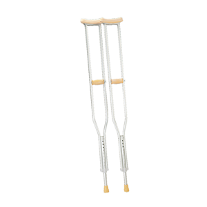 Underarm Crutches, Aluminium, Adjustable, Youth, 94cm-115cm, Each Each