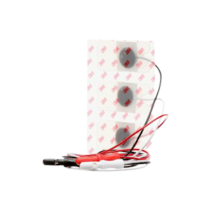 3M Red Dot Neonatal, Pre-Wired, Radiolucent Monitoring Electrode with Clear Tape (2269T), 4 x 1.9cm, Transparent Film, 3/Bag, 10 Bags/Box Box