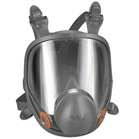 3M Full Face Respirator 6000 Series 6900 Large Grey Each (Exc Filters) Each
