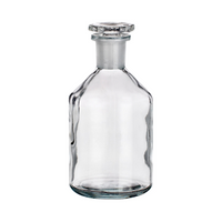 Simax Laboratory Reagent Bottle, 100ml, Narrow Neck, with Glass Stopper, 14/23 Socket Joint, Clear, Borosilicate Glass, Each Each