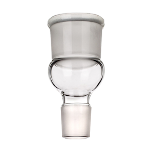 Simax Adapter, Reduction, Inverted, Socket Joint 19/26, Cone 14/23, 20(L) mm, Borosilicate Glass, Each Each