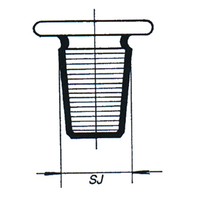 Stopper for ReagentBottle Glass 100ml Socket, 14.5/23 European Each