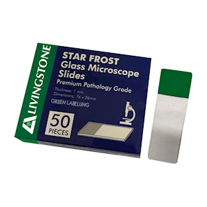 Star Frost Microscope Glass Slide