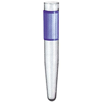 Aptaca Conical Test Tubes with Label, 10ml, 16mm Diameter x 100mm, Graduated with Rim, Polypropylene, 250/Bag Bag