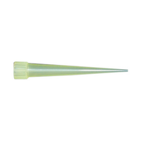 Aptaca Micropipette Tips, Eppendorf Type, 5 - 200 ul Graduated, Yellow, Transparent, Autoclavable, Sterile, Polypropylene, 500/Bag Box
