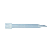 Aptaca Micropipette Tips, Eppendorf Type, 20 - 300 ul, Neutral, Transparent, Autoclavable Rack with Lid, Polypropylene, 96/Rack Rack