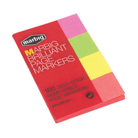 NOTES MARBIG PG MARKER BRILL 20X50 160ST Pack