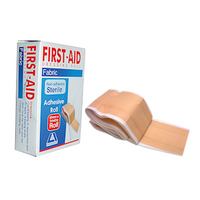 Out of Date, Adhesive Fabric First Aid Roll w/ Pad, 6cm 1M, 1/Pk, Original Unopened Condition, Price Discounted, while Stocks Last Pack