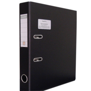 L/ARCH BINDER A4 1/2 ARCH PVC BK Med BLACK EACH BANTEX Each