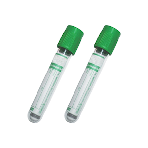 BD Vacutainer Lithium Heparin Tube, 2ml, 13 x 75mm, Green Hemogard Closure, (368495),100 Pieces/Box