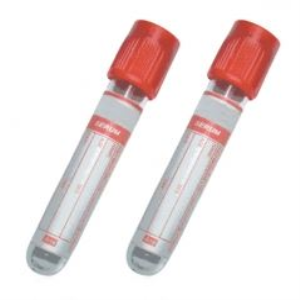 BD Vacutainer® Serum Tube, 16 x 100mm, 10ml, Red Hemogard Closure, 100/Box Pack
