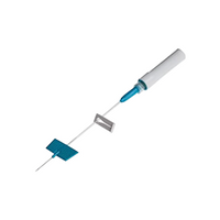 BD Saf-T-Intima Closed Intraveneous Catheter System with Removable PRN, 22 Gauge x 0.75 Inch/19mm, Blue, 25 Pieces/Box Box