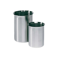 Sugico Beaker with Spout, 1,200mL, 115(W) x 150(H) mm, Stainless Steel, Each Each