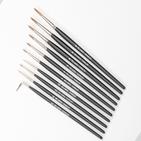 H&g Red Sable Brush Straight Size 000 Each