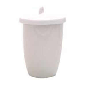 Livingstone Crucible with Lid & Perforated Disk