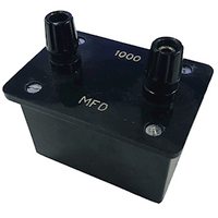 Aluminium Electrolytic Capacitor 1000uF 25V DC 10mm Box Type With Binding Posts, Each Each