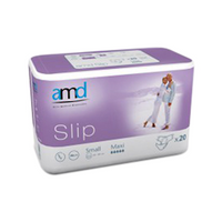 AMD Slip Adult Pad, Cotton Feel, Maxi Absorbent, Small, 60-80cm, 2400mL, 20 Pieces/Bag Bag