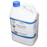Livingstone Liquid Chlorine, 5 Litre Bottle, 12.5pct Sodium Hypochlorite, Each Each