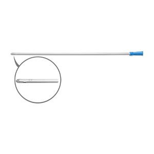 Livingstone Nelaton Male Catheter, 8FG, Blue Colour, 38cm Length, Single Wrapped, Sterile, Each Each