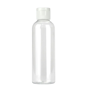 Plastic Bottle with Flip Top Cap, 100ml, Clear, Each Each