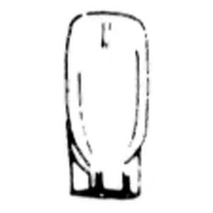 Caulk type crowns F2 loose Each