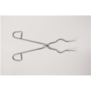 Livingstone Mild Steel Crucible Tong, 24.5 cm, Weight 90 grams, Chrome Colour, Each Each