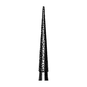 Mdt Diamond Burs, Needle Point, ISO 165524 #14, Friction Grip Surgical, Medium, Each